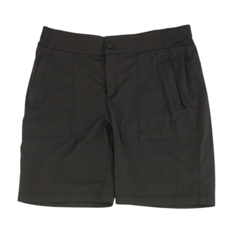 Black Solid Active Shorts