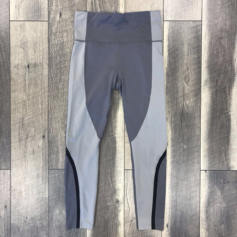 GREY COLOR BLOCK LEGGINGS