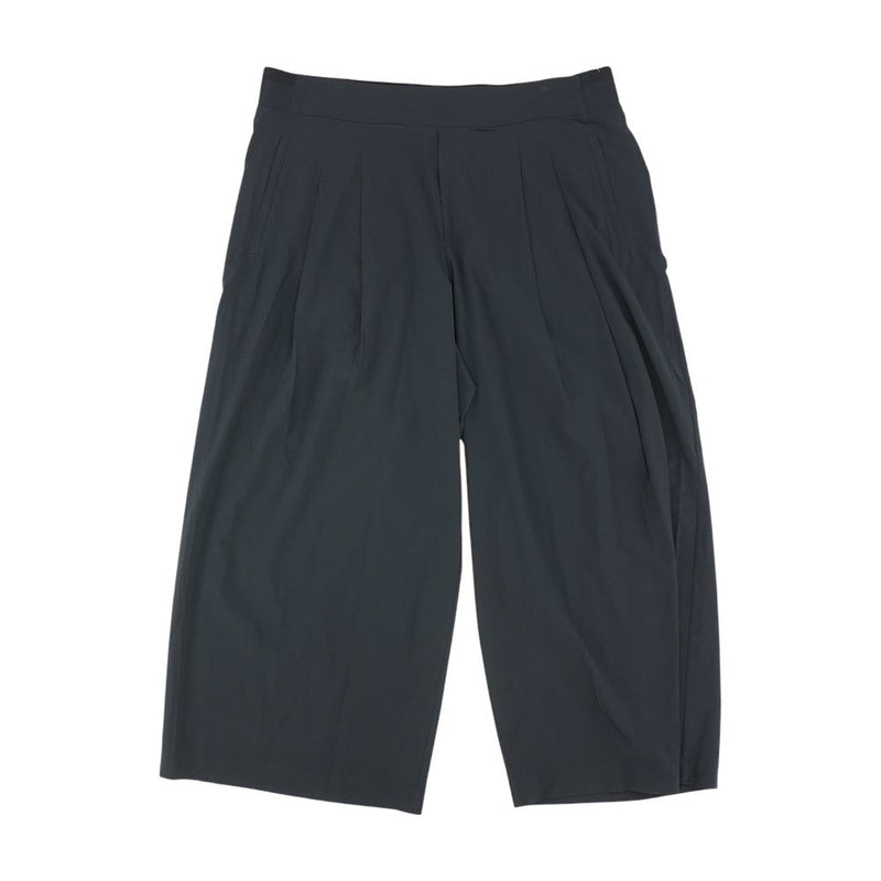 Black Solid Active Pants