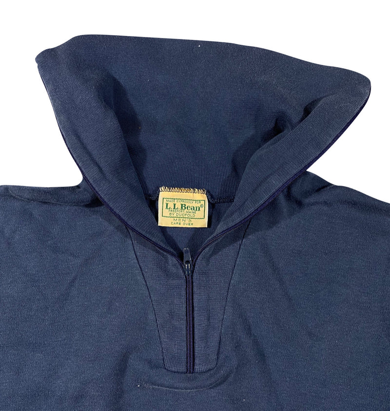 80s LL Bean zip turtleneck medium