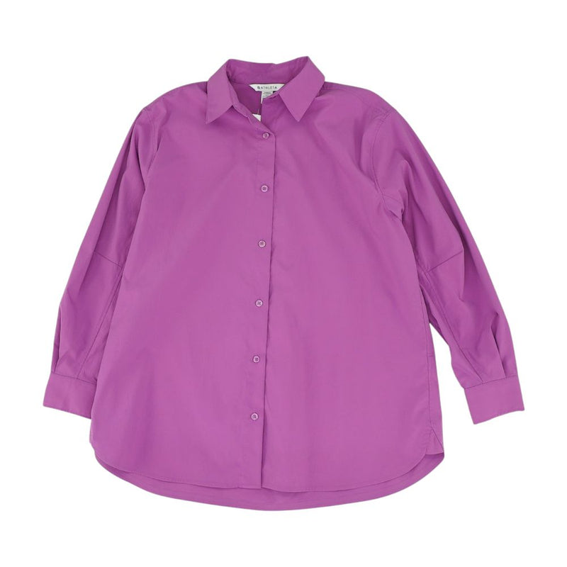 Purple Solid Button Down