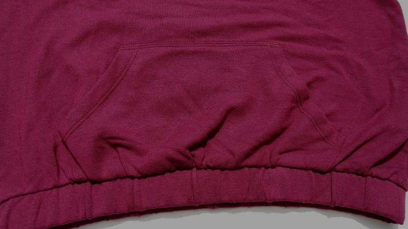 Athleta Girl Burgundy Sweatshirt Kangaroo Pocket