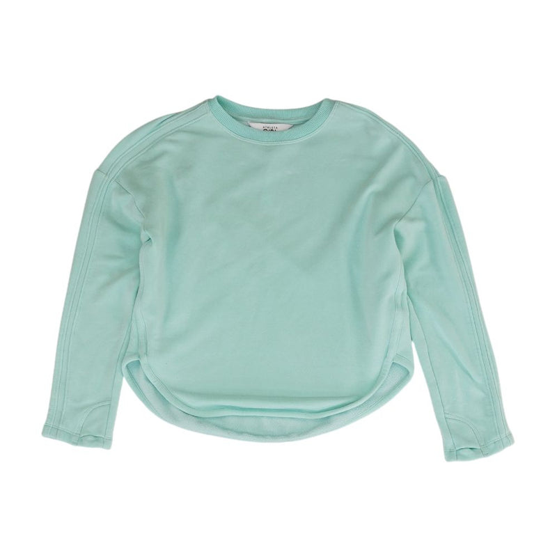 Green Solid Sweatshirt