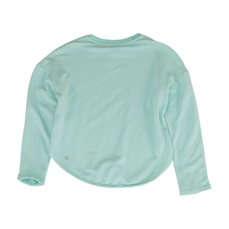 Green Solid Sweatshirt