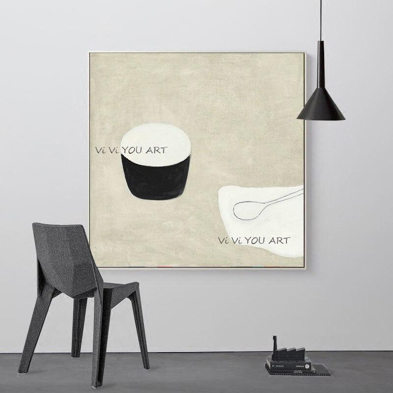 Hand Painted Fashion oil Painting home for Entrance Hall Bedside Background Wall Modern oil painting