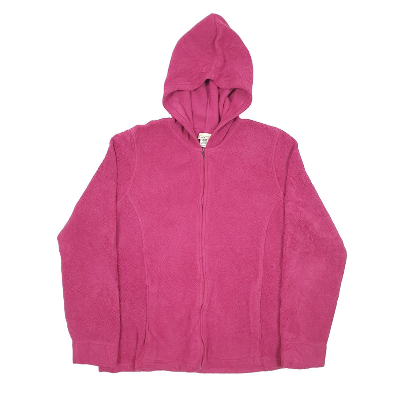 LL Bean Hooded full Zip womens Full Zip hooded fleece Fleece XS