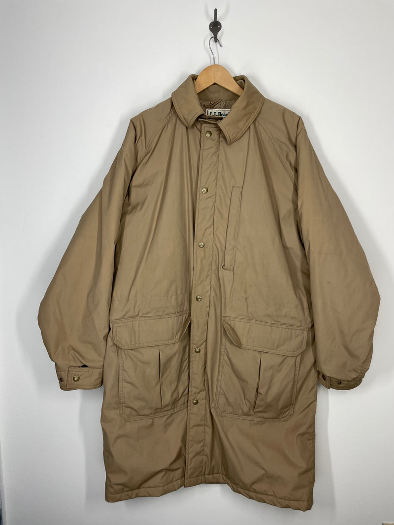 LL Bean Freeport Wool Lined Winter Parka Jacket - Large