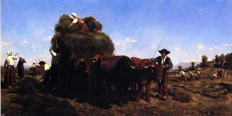 The Return from the Harvest by Rosa Bonheur - Hand Painted Oil Painting