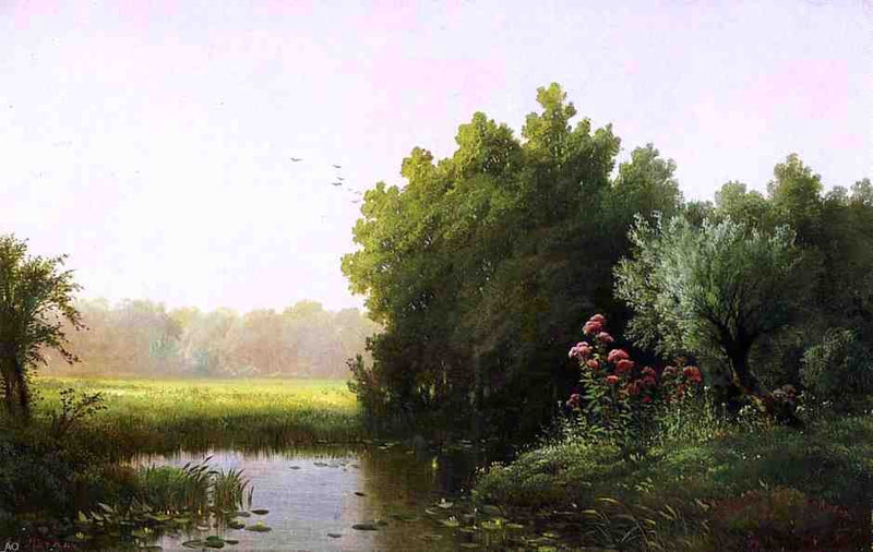 Summer by Edward Moran - Hand Painted Oil Painting