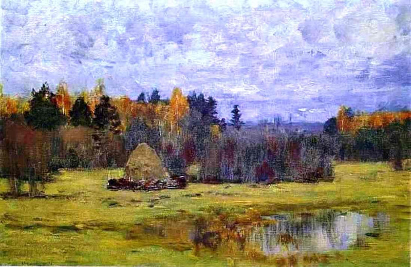 Late Autumn by Isaac Ilich Levitan - Hand Painted Oil Painting