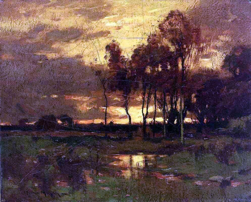 Sunset Landscape by John Murphy - Hand Painted Oil Painting