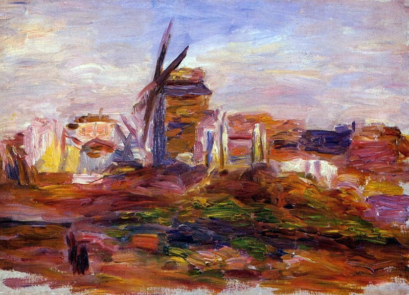 Windmill by Pierre Auguste Renoir - Hand Painted Oil Painting