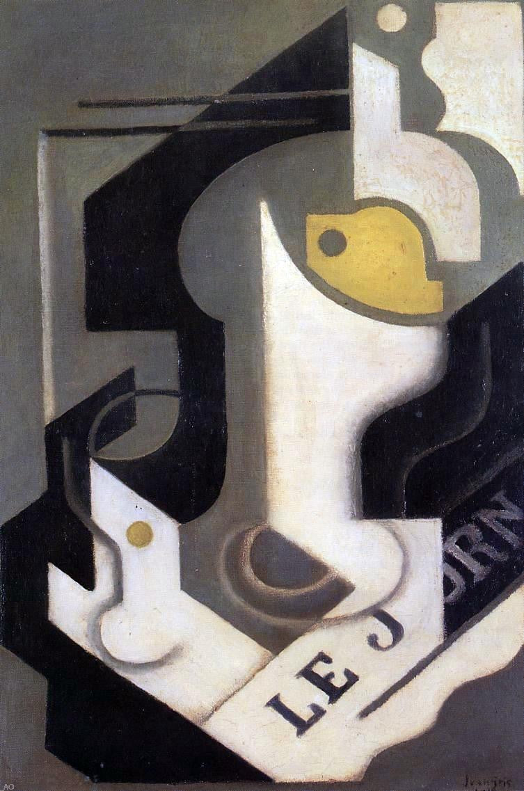 Lemon by Juan Gris - Hand Painted Oil Painting