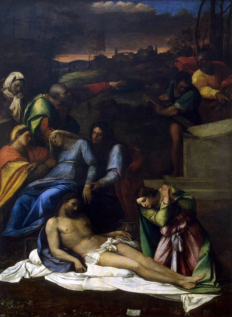 Deposition by Sebastiano Del Piombo - Hand Painted Oil Painting