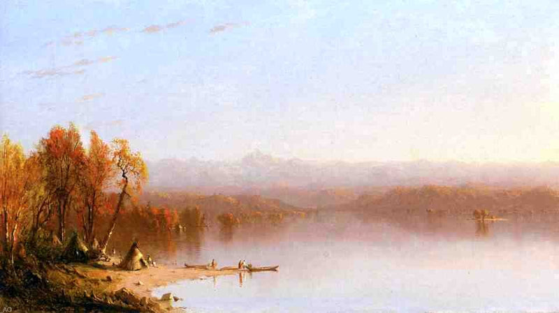 Indian Summer by Sanford Robinson Gifford - Hand Painted Oil Painting