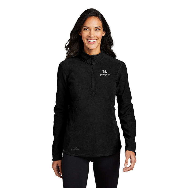 Eddie Bauer Ladies 1/2-Zip Microfleece Jacket