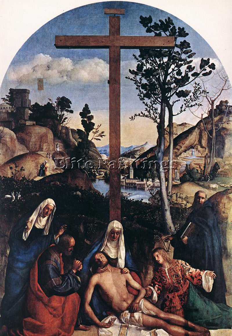 GIOVANNI BELLINI DEPOSITION ARTIST PAINTING REPRODUCTION HANDMADE OIL CANVAS ART
