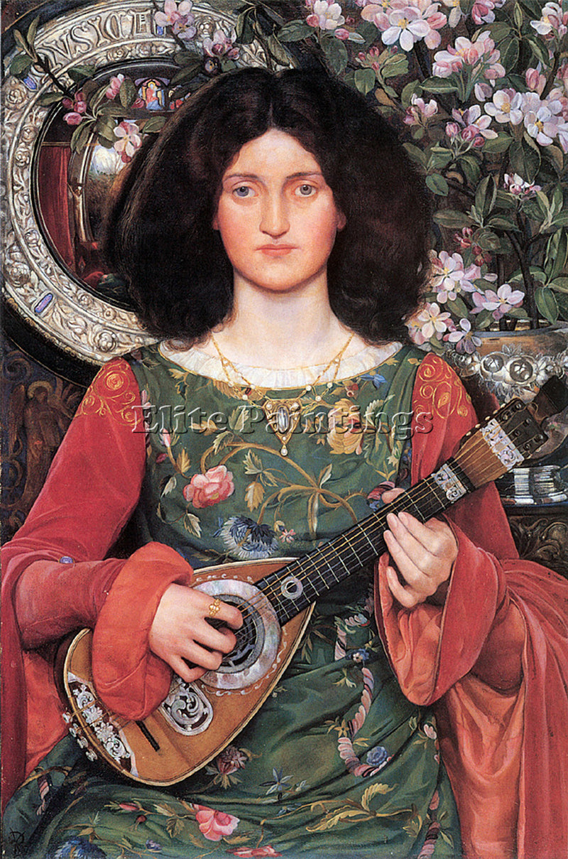 BRITISH BUNCE KATE MELODY ARTIST PAINTING REPRODUCTION HANDMADE OIL CANVAS REPRO
