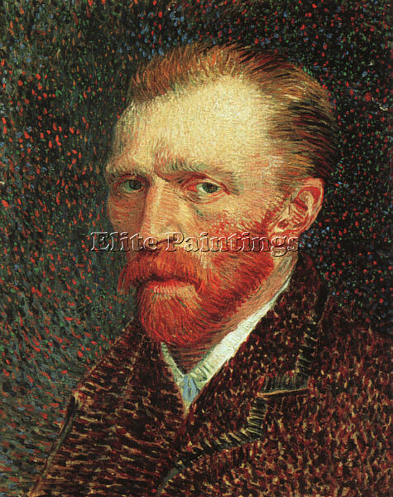 VINCENT VAN GOGH SELF PORTRAIT ARTIST PAINTING REPRODUCTION HANDMADE OIL CANVAS