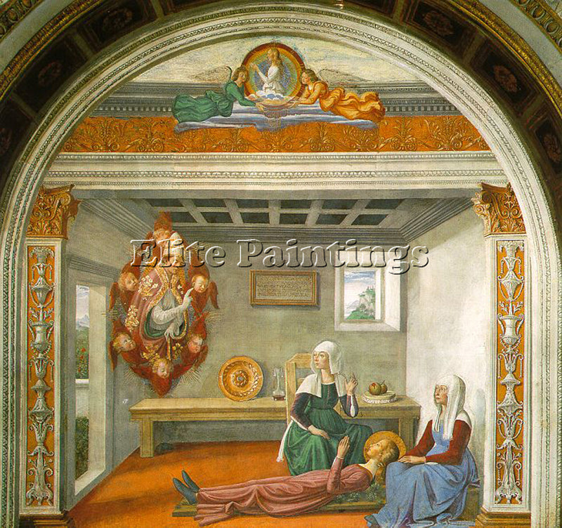 DOMENICO GHIRLANDAIO GHIRL8 ARTIST PAINTING REPRODUCTION HANDMADE OIL CANVAS ART