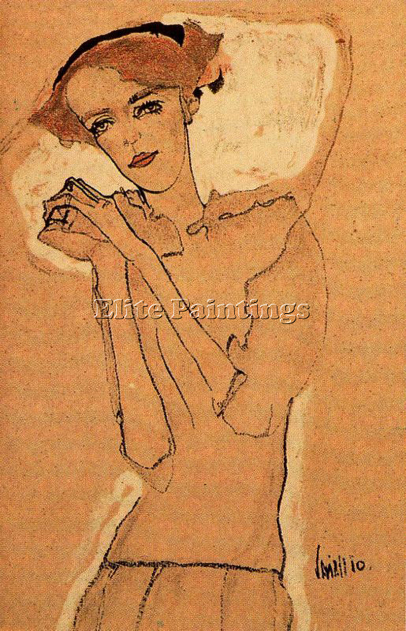 EGON SCHIELE SCHIE168 ARTIST PAINTING REPRODUCTION HANDMADE OIL CANVAS REPRO ART