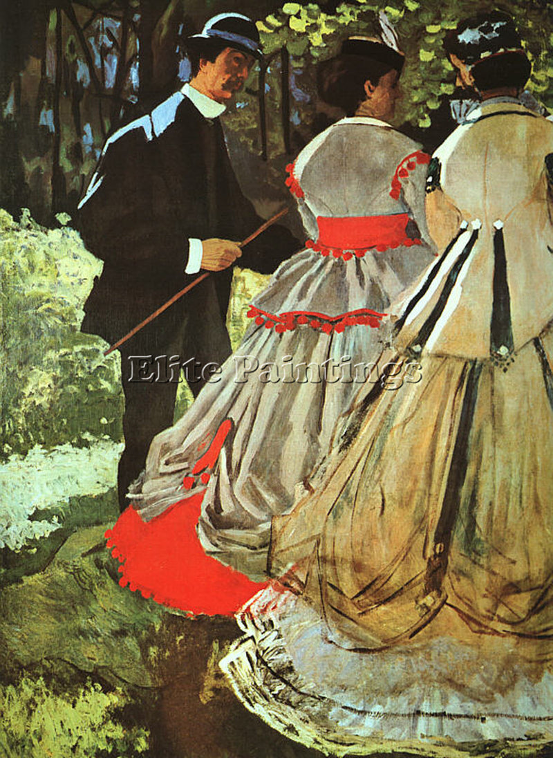 CLAUDE MONET LE DEJEUNER SUR LHERBE ARTIST PAINTING REPRODUCTION HANDMADE OIL