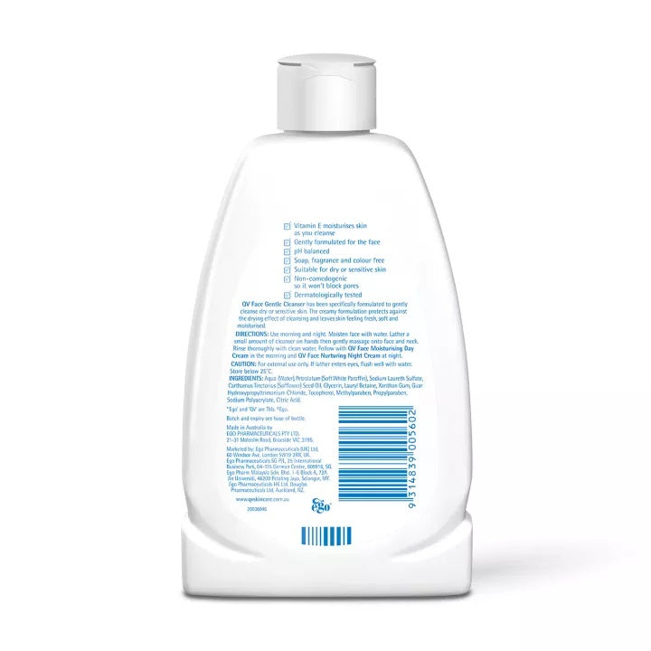 Ego QV Face Gentle Cleanser 250g