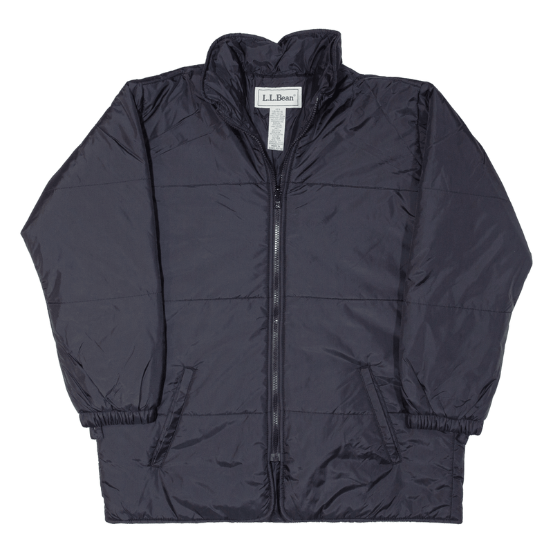 LL BEAN Boys Puffer Jacket Black L