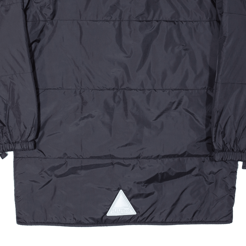LL BEAN Boys Puffer Jacket Black L