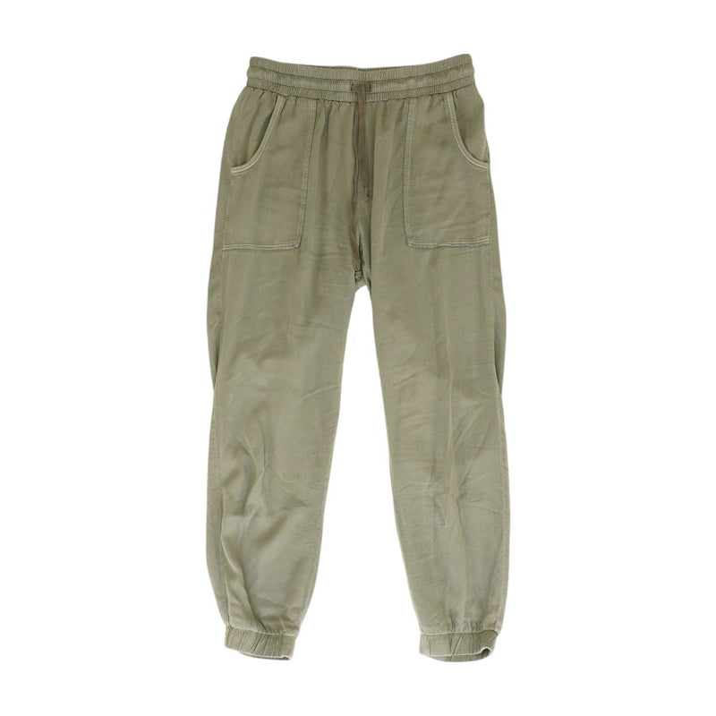 Gray Solid Pants