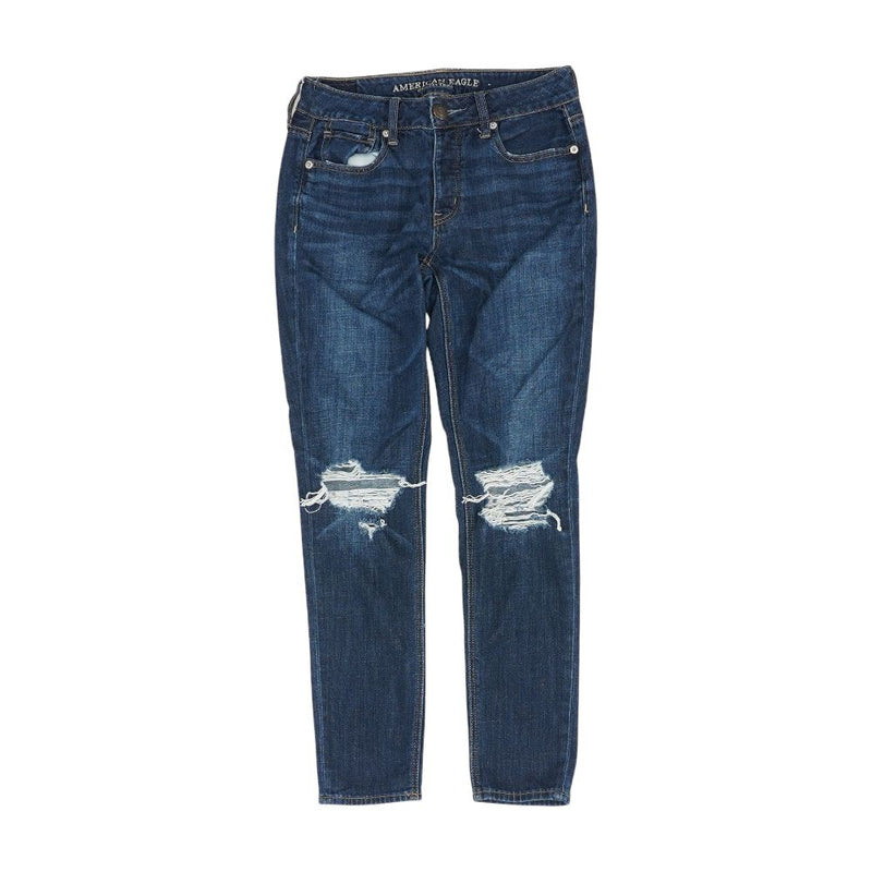 Navy Solid Jeans