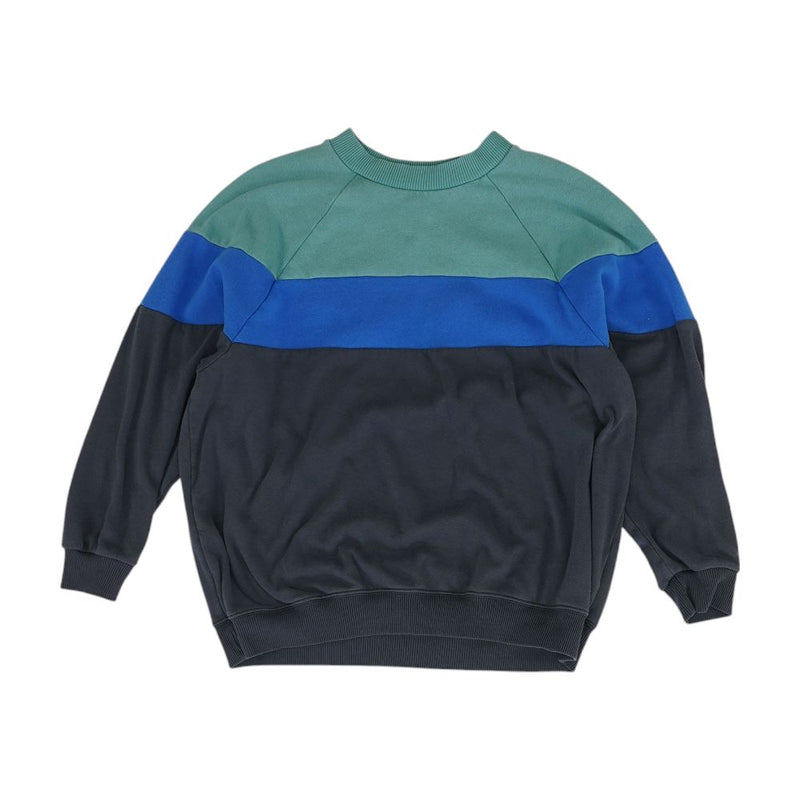 Gray Striped Sweatshirt