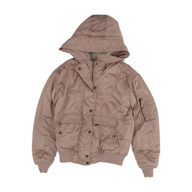 Pink Solid Topcoat Coat