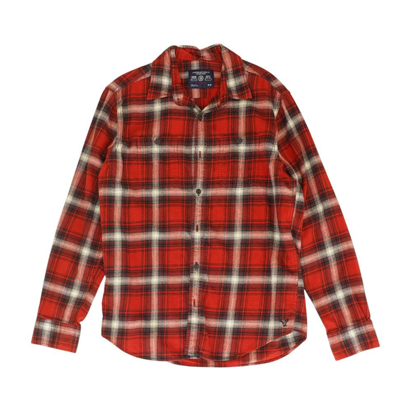 Red Plaid Flannel Button Down