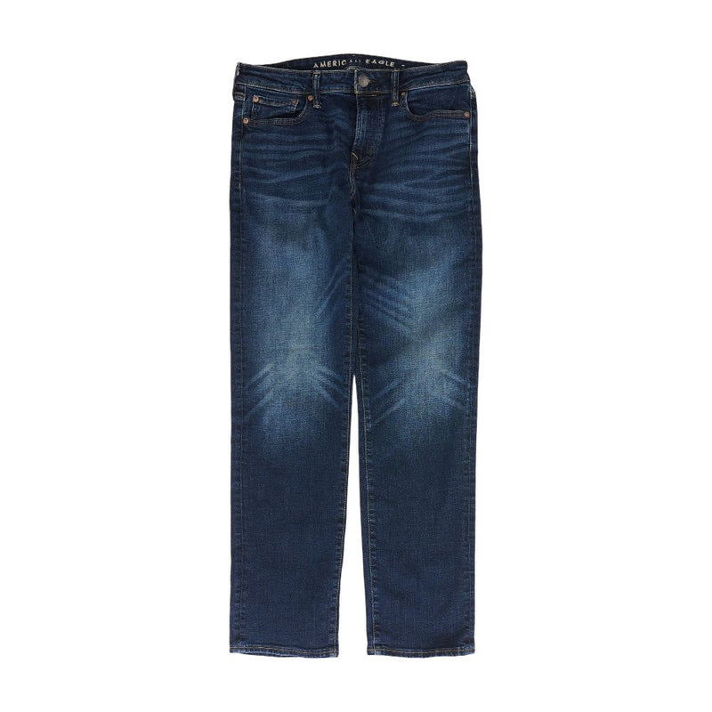 Solid Straight Jeans