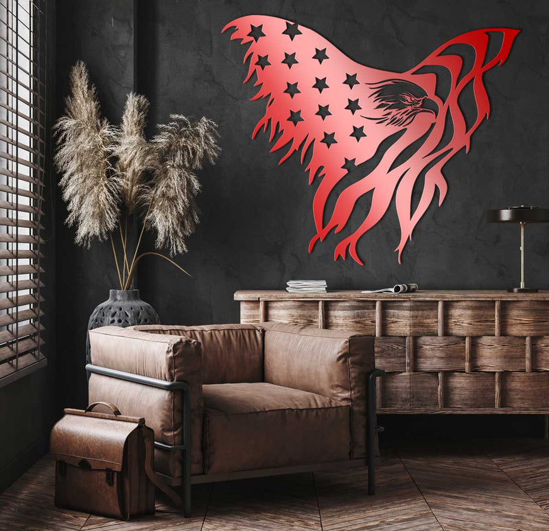 Distressed American Eagle Sign