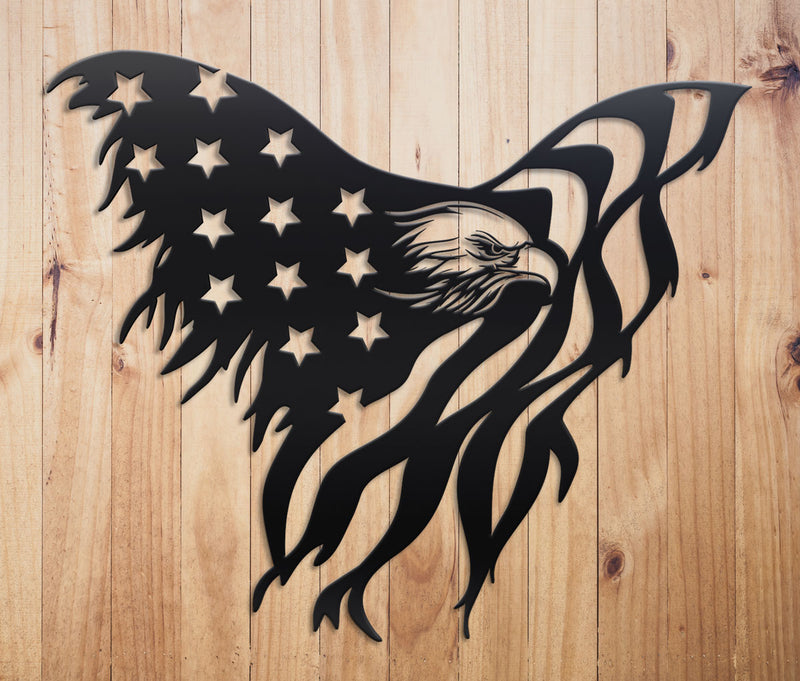 Distressed American Eagle Sign