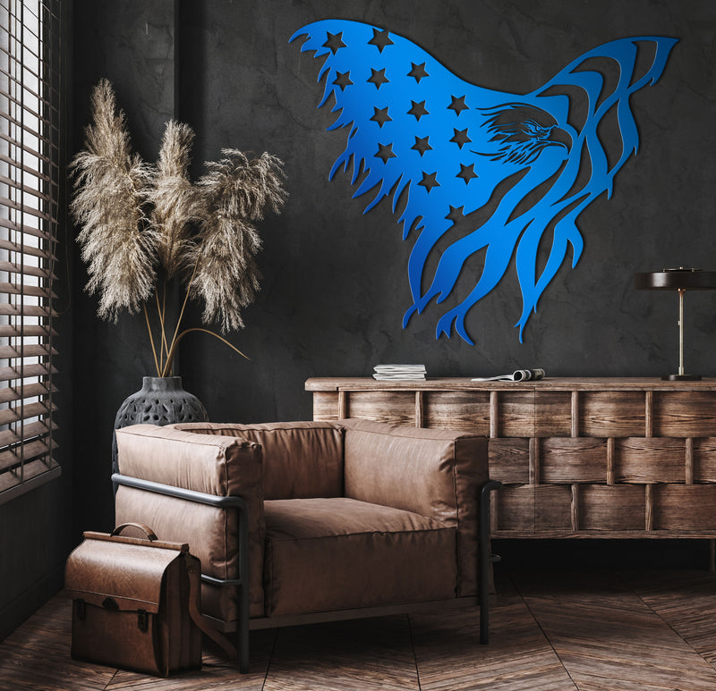 Distressed American Eagle Sign