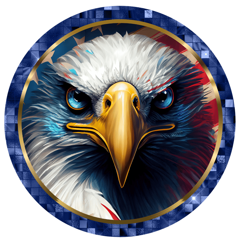 American Eagle Metal Sign - Made in USA