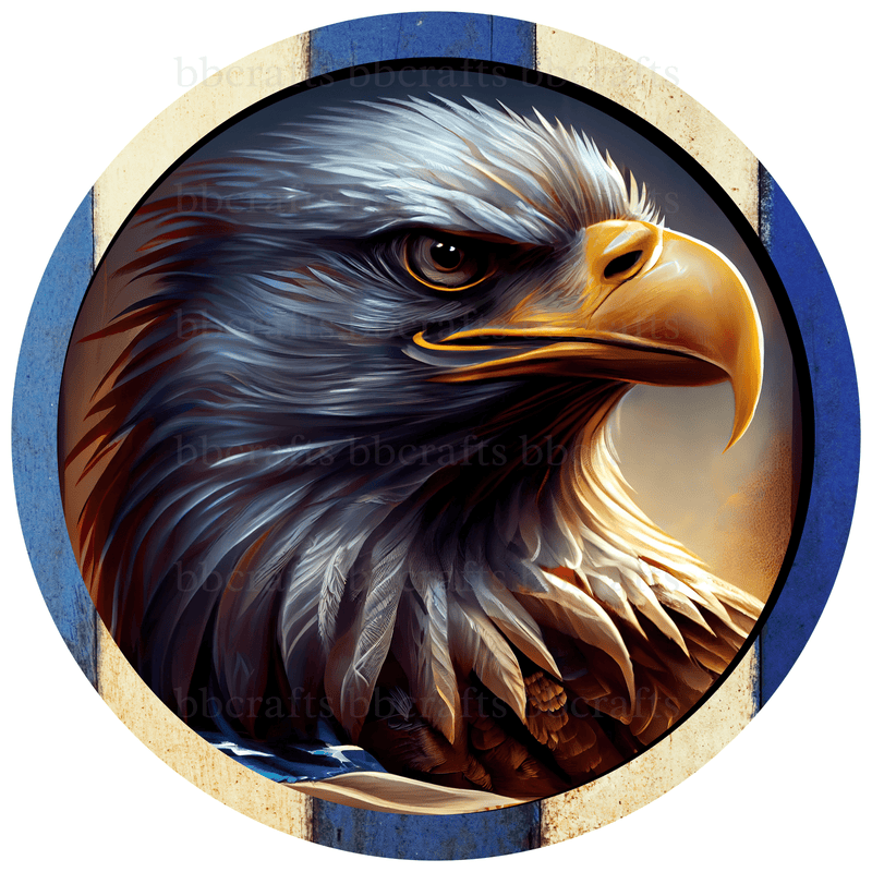 American Eagle Metal Sign - Made in USA
