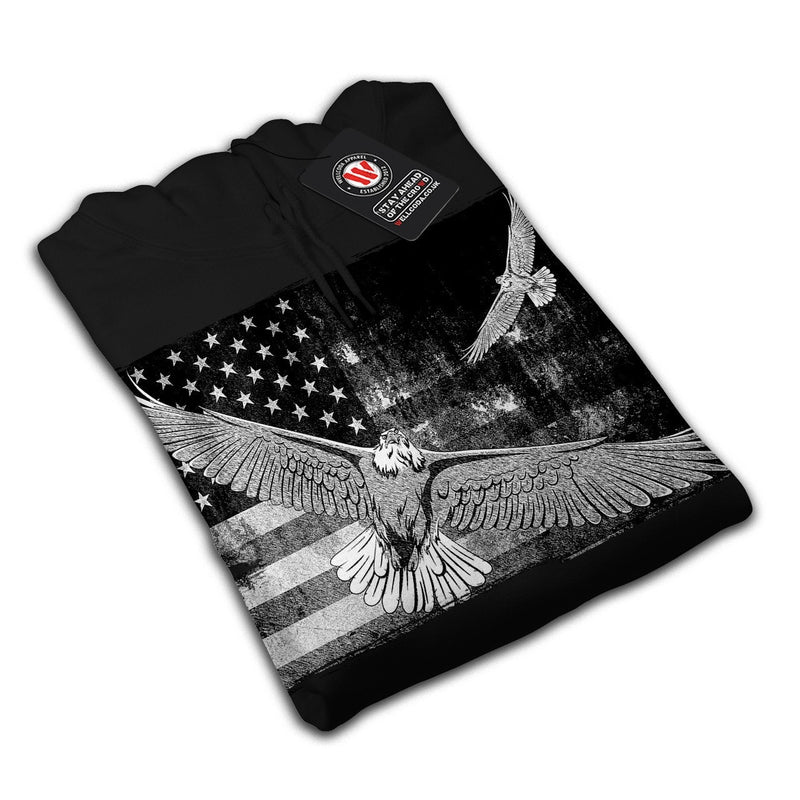 American Eagle Flag Womens Hoodie