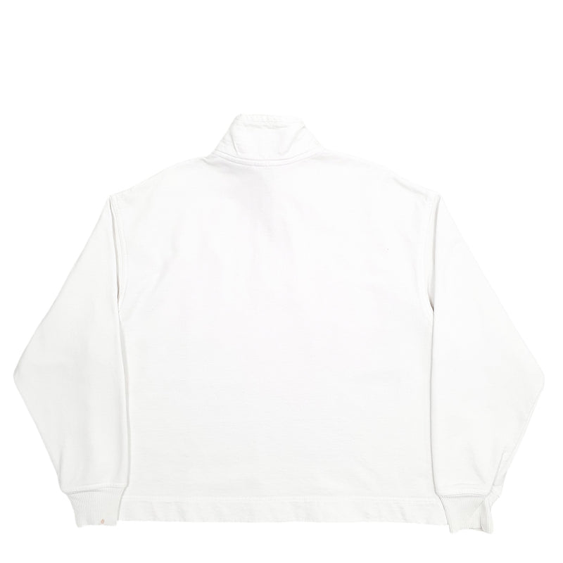 Eddie Bauer Quarter Zip Cotton Blend Sweatshirt Jumper M