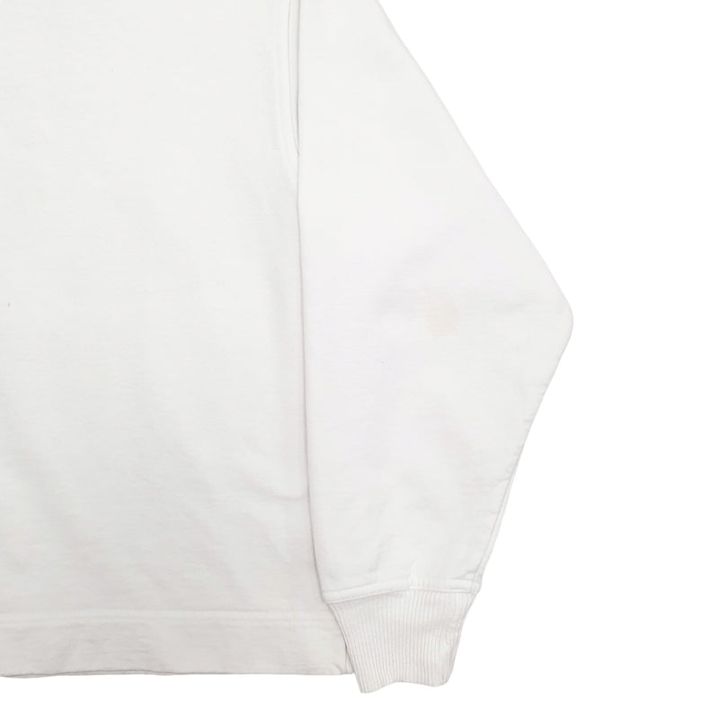 Eddie Bauer Quarter Zip Cotton Blend Sweatshirt Jumper M