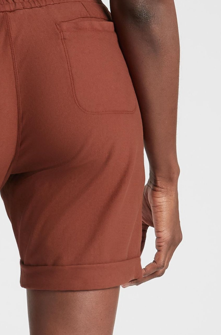 Athleta Red Elastic Waist Stretchy Farallon 9