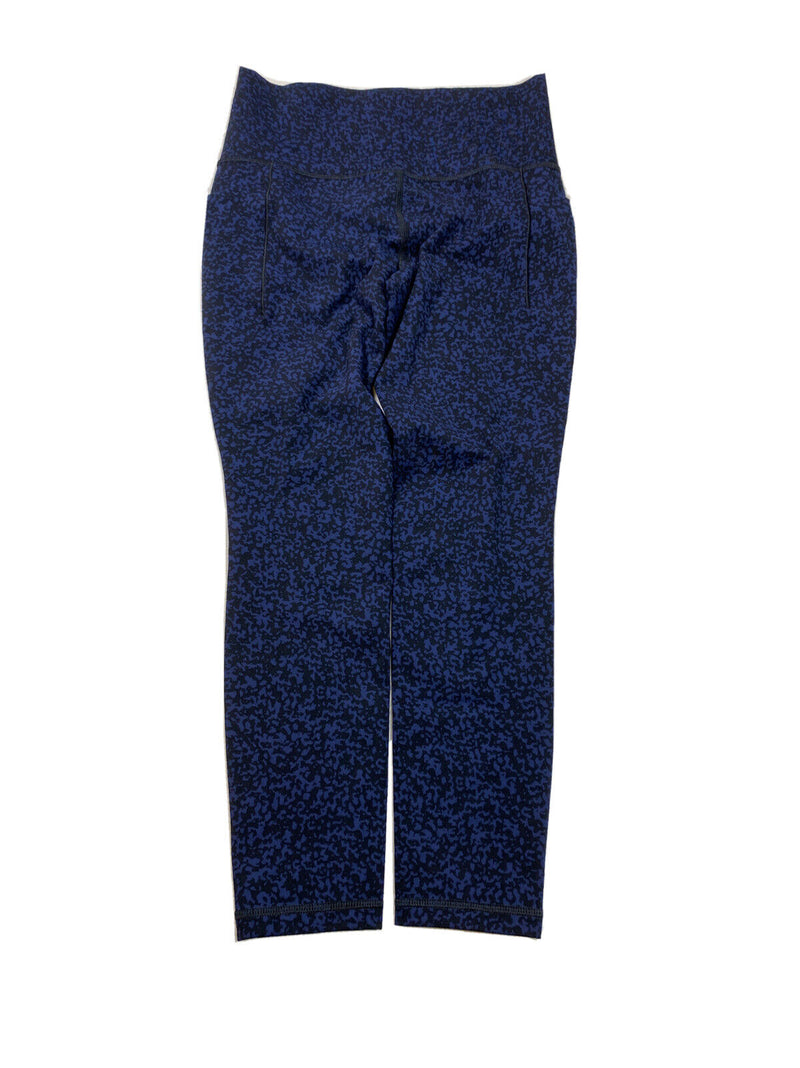 Athleta Women's Blue Salutations Athletic Leggings W/ Pockets - S