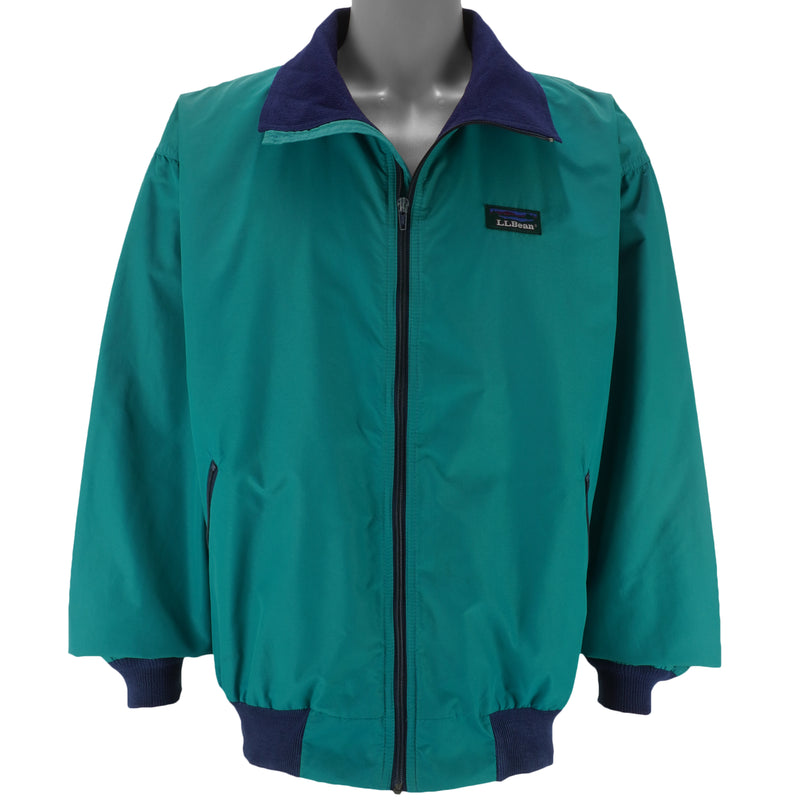 LL Bean - Green Three Season Jacket 1990s X-Large