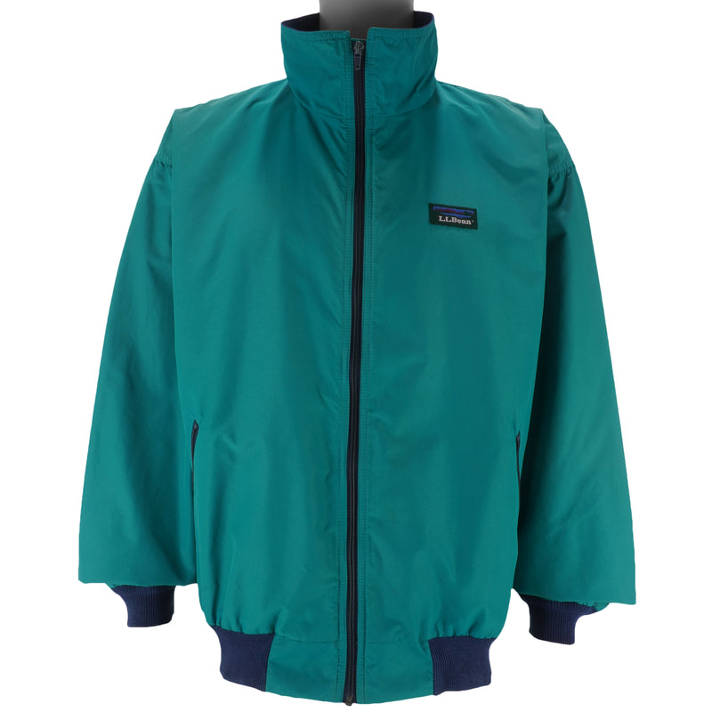 LL Bean - Green Three Season Jacket 1990s X-Large