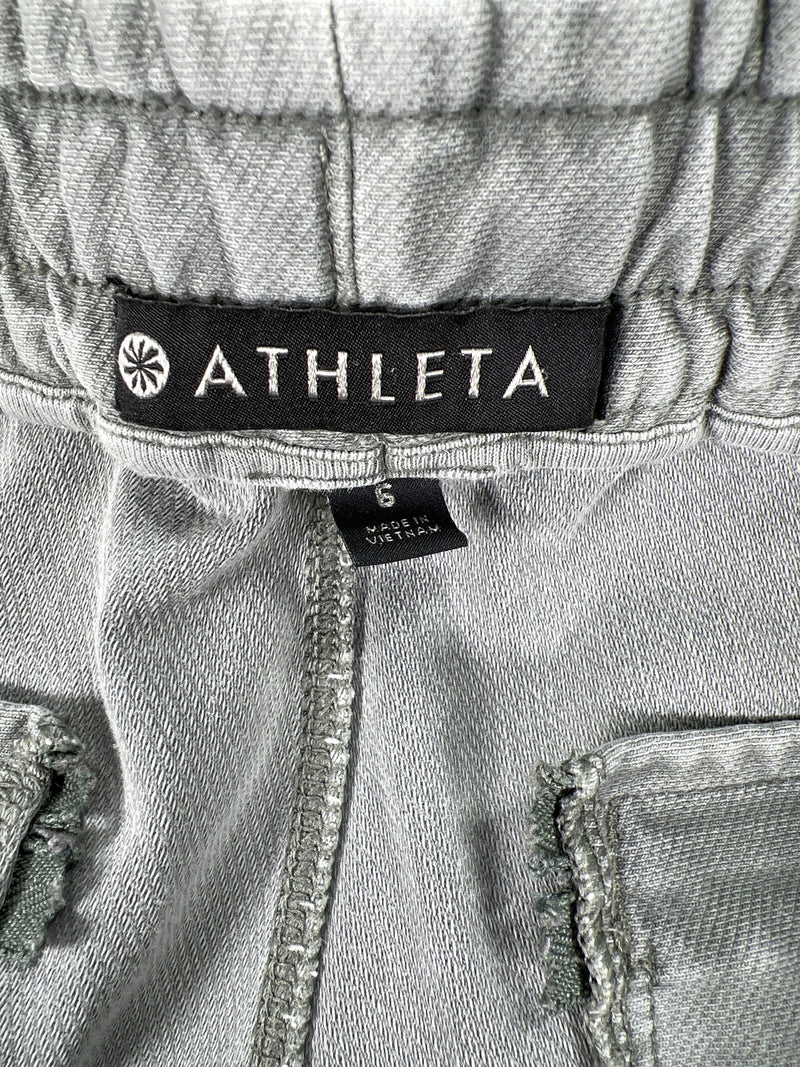 Athleta Women’s Gray/Green Hilltop Heather Jogger Pants - 6