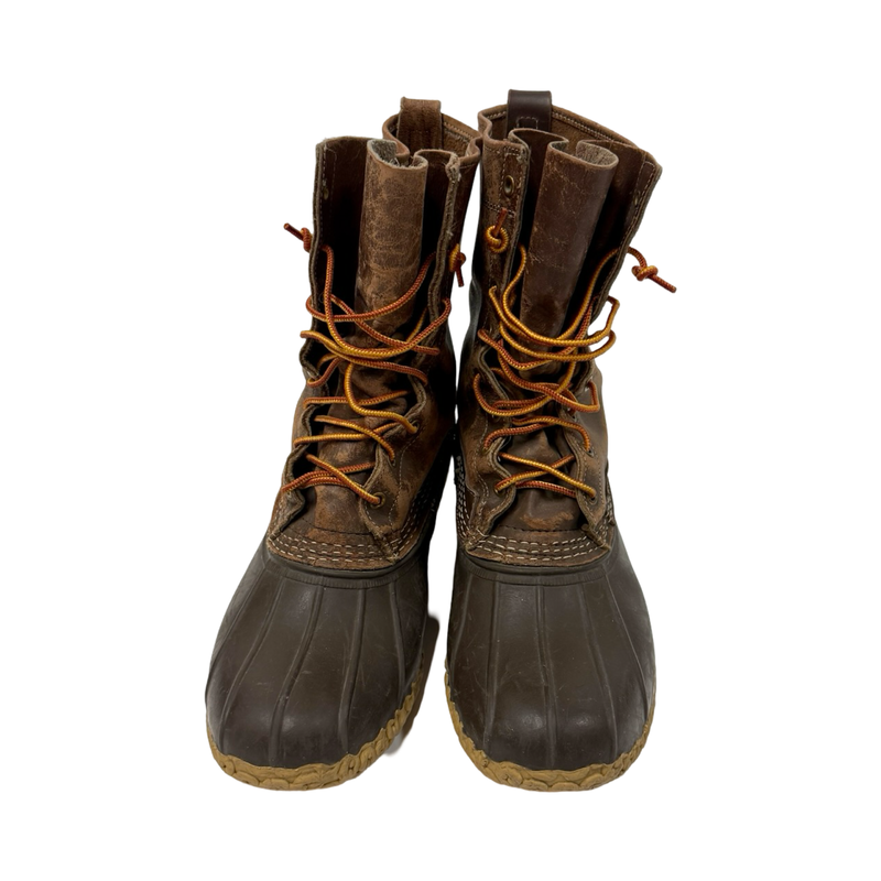 1960’S LL BEAN MADE IN USA FADED LEATHER HUNTING BOOTS 11
