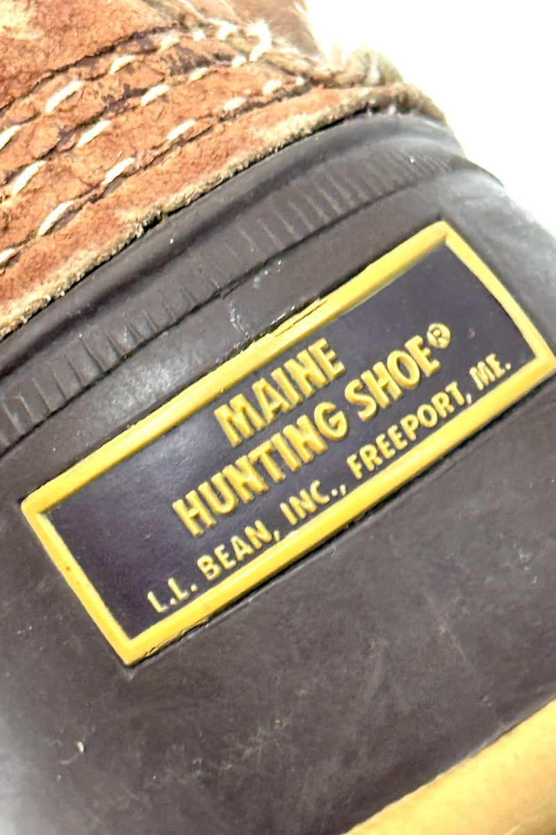 1960’S LL BEAN MADE IN USA FADED LEATHER HUNTING BOOTS 11
